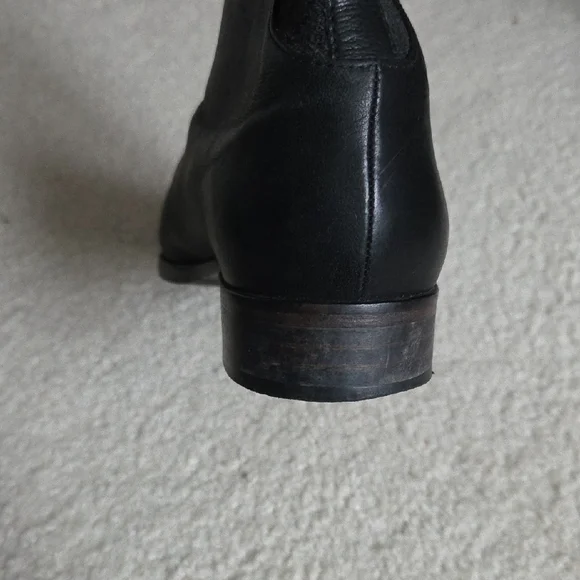 COCLICO Black Leather Ankle Booties - Picture 7 of 10
